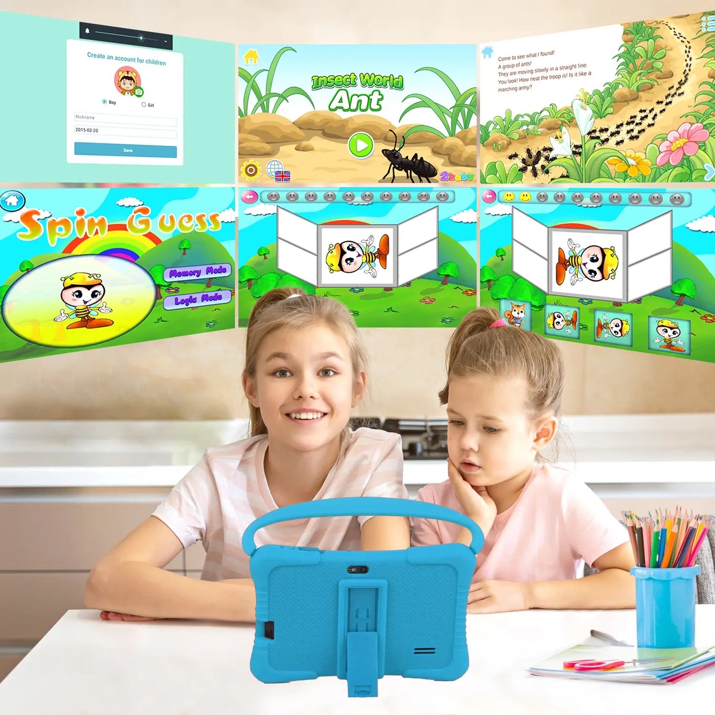 7" Kids Educational Tablet