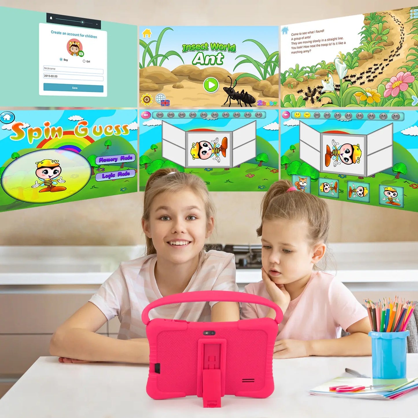 7" Kids Educational Tablet