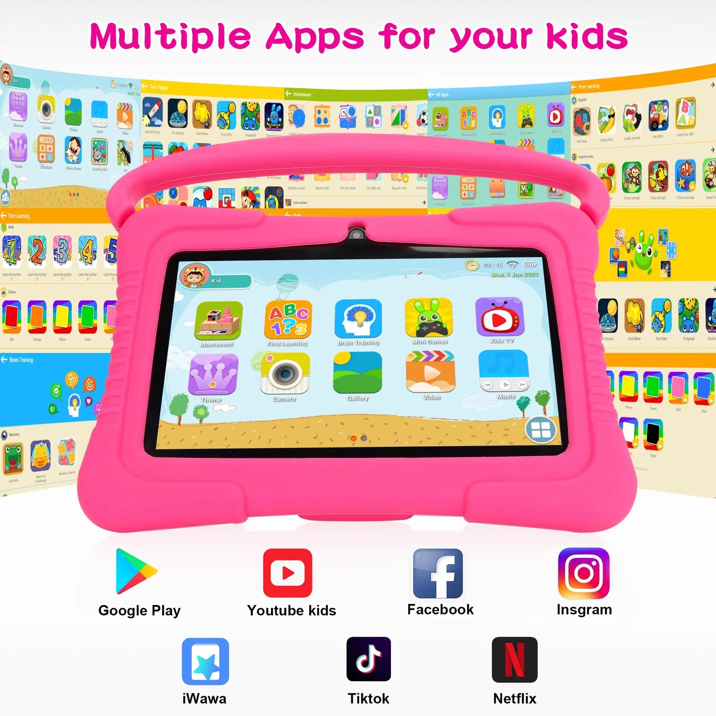 7" Kids Educational Tablet